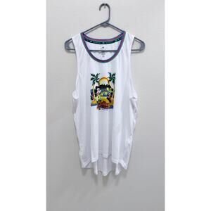 Disney Cruise Line Castaway Cay Mickey Minnie Graphic Tank Top Womens 1XL NWT